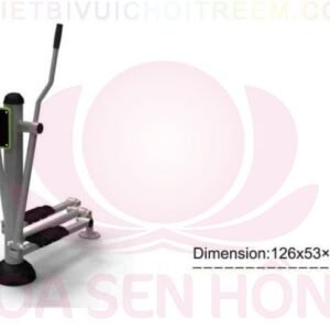 Dụng cụ thể dục ngoài trời FE-058-04 cho công viên, khu chung cư, nhà văn hóa phường xã – Hoa Sen Hồng