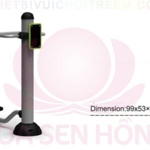 Dụng cụ thể dục ngoài trời FE-058-05 cho công viên, khu chung cư, nhà văn hóa phường xã – Hoa Sen Hồng