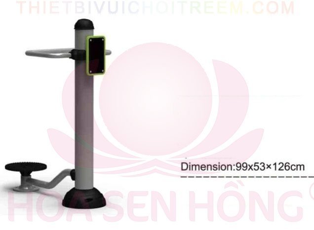 Dụng cụ thể dục ngoài trời FE-058-05 cho công viên, khu chung cư, nhà văn hóa phường xã – Hoa Sen Hồng