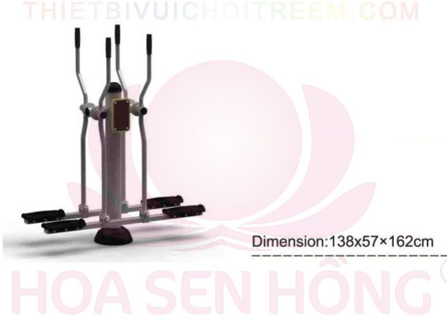 Dụng cụ thể dục ngoài trời FE-058-08 cho công viên, khu chung cư, nhà văn hóa phường xã – Hoa Sen Hồng