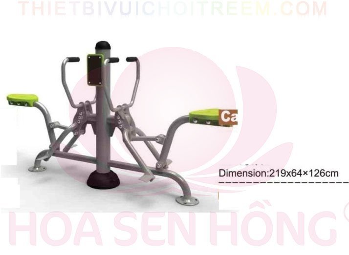 Dụng cụ thể dục ngoài trời FE-058-10 cho công viên, khu chung cư, nhà văn hóa phường xã – Hoa Sen Hồng