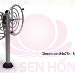 Dụng cụ thể dục ngoài trời FE-058-12 cho công viên, khu chung cư, nhà văn hóa phường xã – Hoa Sen Hồng