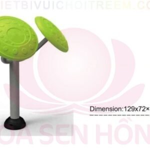 Dụng cụ thể dục ngoài trời FE-058-13 cho công viên, khu chung cư, nhà văn hóa phường xã – Hoa Sen Hồng