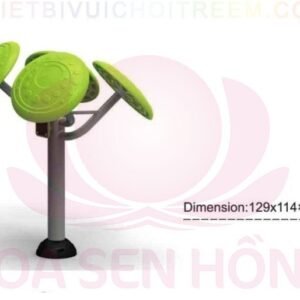 Dụng cụ thể dục ngoài trời FE-058-14 cho công viên, khu chung cư, nhà văn hóa phường xã – Hoa Sen Hồng