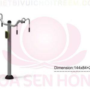 Dụng cụ thể dục ngoài trời FE-058-24 cho công viên, khu chung cư, nhà văn hóa phường xã – Hoa Sen Hồng