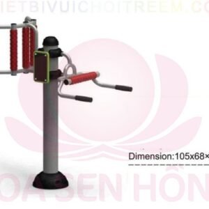 Dụng cụ thể dục ngoài trời FE-058-26 cho công viên, khu chung cư, nhà văn hóa phường xã – Hoa Sen Hồng