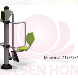 Dụng cụ thể dục ngoài trời FE-058-27 cho công viên, khu chung cư, nhà văn hóa phường xã – Hoa Sen Hồng