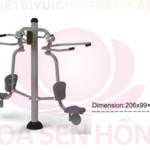 Dụng cụ thể dục ngoài trời FE-058-29 cho công viên, khu chung cư, nhà văn hóa phường xã – Hoa Sen Hồng