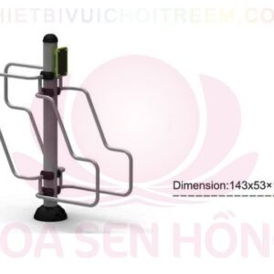 Dụng cụ thể dục ngoài trời FE-058-32 cho công viên, khu chung cư, nhà văn hóa phường xã – Hoa Sen Hồng