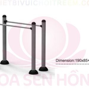 Dụng cụ thể dục ngoài trời FE-058-33 cho công viên, khu chung cư, nhà văn hóa phường xã – Hoa Sen Hồng