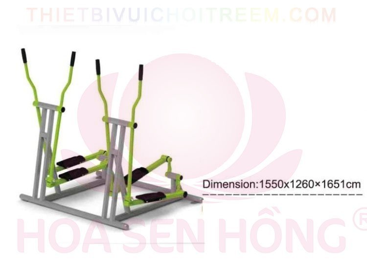 Dụng cụ thể dục ngoài trời FE-058-38 cho công viên, khu chung cư, nhà văn hóa phường xã – Hoa Sen Hồng