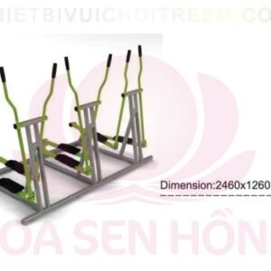 Dụng cụ thể dục ngoài trời FE-058-39 cho công viên, khu chung cư, nhà văn hóa phường xã – Hoa Sen Hồng