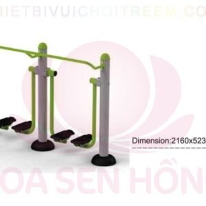 Dụng cụ thể dục ngoài trời FE-058-43 cho công viên, khu chung cư, nhà văn hóa phường xã – Hoa Sen Hồng