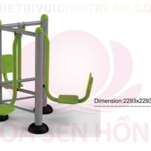 Dụng cụ thể dục ngoài trời FE-058-45 cho công viên, khu chung cư, nhà văn hóa phường xã – Hoa Sen Hồng
