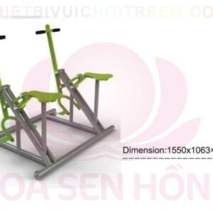 Dụng cụ thể dục ngoài trời FE-058-48 cho công viên, khu chung cư, nhà văn hóa phường xã – Hoa Sen Hồng