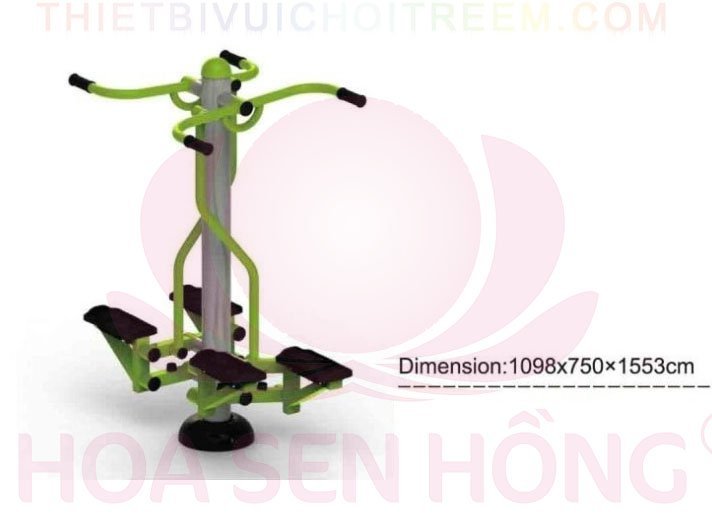 Dụng cụ thể dục ngoài trời FE-058-50 cho công viên, khu chung cư, nhà văn hóa phường xã – Hoa Sen Hồng