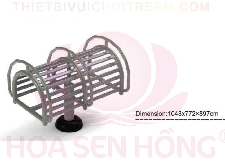 Dụng cụ thể dục ngoài trời FE-058-53 cho công viên, khu chung cư, nhà văn hóa phường xã – Hoa Sen Hồng