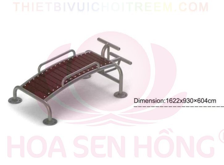 Dụng cụ thể dục ngoài trời FE-058-55 cho công viên, khu chung cư, nhà văn hóa phường xã – Hoa Sen Hồng