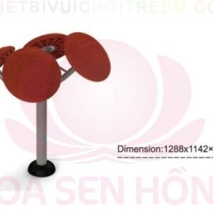Dụng cụ thể dục ngoài trời FE-058-57 cho công viên, khu chung cư, nhà văn hóa phường xã – Hoa Sen Hồng