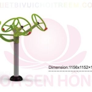 Dụng cụ thể dục ngoài trời FE-058-59 cho công viên, khu chung cư, nhà văn hóa phường xã – Hoa Sen Hồng