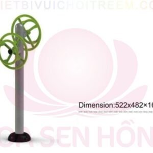 Dụng cụ thể dục ngoài trời FE-058-60 cho công viên, khu chung cư, nhà văn hóa phường xã – Hoa Sen Hồng