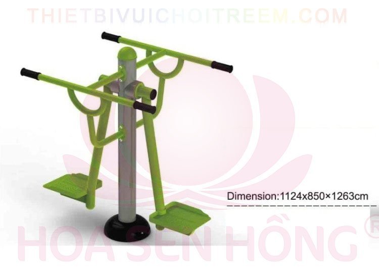 Dụng cụ thể dục ngoài trời FE-058-61 cho công viên, khu chung cư, nhà văn hóa phường xã – Hoa Sen Hồng