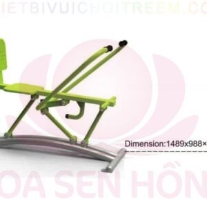 Dụng cụ thể dục ngoài trời FE-058-62 cho công viên, khu chung cư, nhà văn hóa phường xã – Hoa Sen Hồng