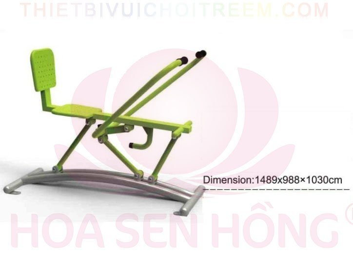 Dụng cụ thể dục ngoài trời FE-058-62 cho công viên, khu chung cư, nhà văn hóa phường xã – Hoa Sen Hồng
