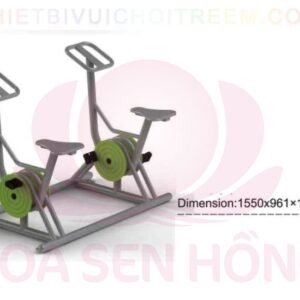 Dụng cụ thể dục ngoài trời FE-058-64 cho công viên, khu chung cư, nhà văn hóa phường xã – Hoa Sen Hồng