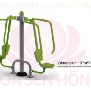 Dụng cụ thể dục ngoài trời FE-058-67 cho công viên, khu chung cư, nhà văn hóa phường xã – Hoa Sen Hồng