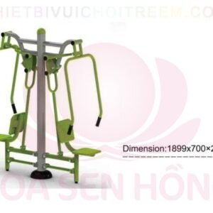 Dụng cụ thể dục ngoài trời FE-058-68 cho công viên, khu chung cư, nhà văn hóa phường xã – Hoa Sen Hồng