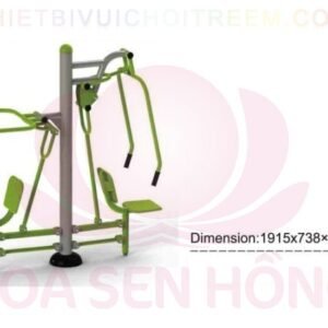 Dụng cụ thể dục ngoài trời FE-058-69 cho công viên, khu chung cư, nhà văn hóa phường xã – Hoa Sen Hồng