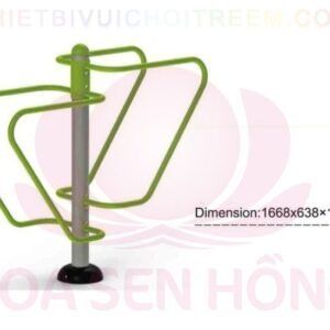 Dụng cụ thể dục ngoài trời FE-058-70 cho công viên, khu chung cư, nhà văn hóa phường xã – Hoa Sen Hồng