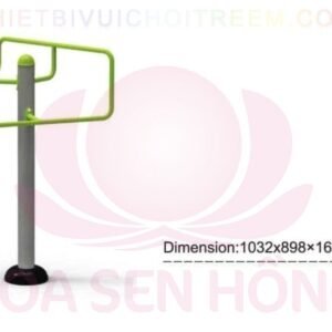 Dụng cụ thể dục ngoài trời FE-058-71 cho công viên, khu chung cư, nhà văn hóa phường xã – Hoa Sen Hồng