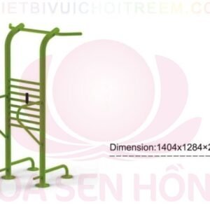 Dụng cụ thể dục ngoài trời FE-058-73 cho công viên, khu chung cư, nhà văn hóa phường xã – Hoa Sen Hồng