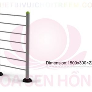 Dụng cụ thể dục ngoài trời FE-058-74 cho công viên, khu chung cư, nhà văn hóa phường xã – Hoa Sen Hồng