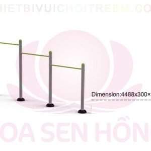 Dụng cụ thể dục ngoài trời FE-058-77 cho công viên, khu chung cư, nhà văn hóa phường xã – Hoa Sen Hồng