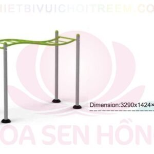 Dụng cụ thể dục ngoài trời FE-058-79 cho công viên, khu chung cư, nhà văn hóa phường xã – Hoa Sen Hồng