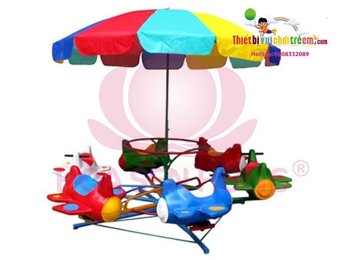 Mâm xoay FW-22-04 cho sân chơi ngoài trời khu chung cư, trường mầm non, resort, công viên – Hoa Sen Hồng
