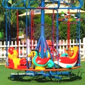 Mâm xoay FW-22-08 cho sân chơi ngoài trời khu chung cư, trường mầm non, resort, công viên – Hoa Sen Hồng