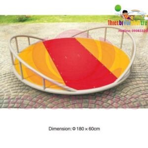 Mâm xoay FW-22-28 cho sân chơi ngoài trời khu chung cư, trường mầm non, resort, công viên – Hoa Sen Hồng