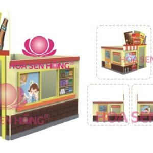 Khu hướng nghiệp HN056-13 cho khu vui chơi trong nhà trung tâm thương mại, nhà hàng, trường mầm non – Hoa Sen Hồng