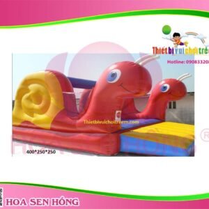Nhà hơi – nhà phao IB-054-02 cho sự kiện, khu vui chơi, resort – Hoa Sen Hồng