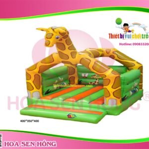 Nhà hơi – nhà phao IB-054-03 cho sự kiện, khu vui chơi, resort – Hoa Sen Hồng