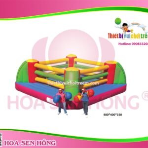 Nhà hơi – nhà phao IB-054-04 cho sự kiện, khu vui chơi, resort – Hoa Sen Hồng
