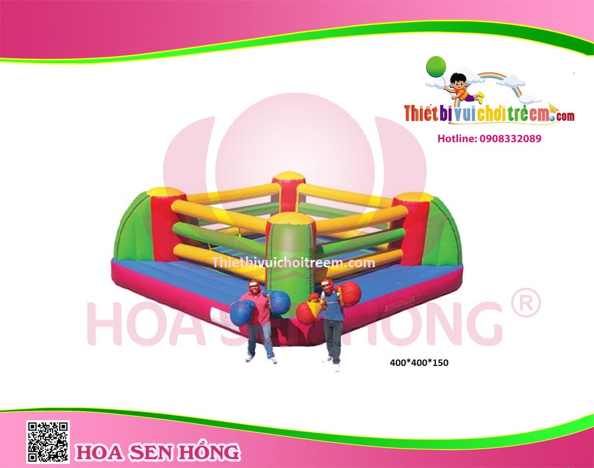 Nhà hơi – nhà phao IB-054-04 cho sự kiện, khu vui chơi, resort – Hoa Sen Hồng