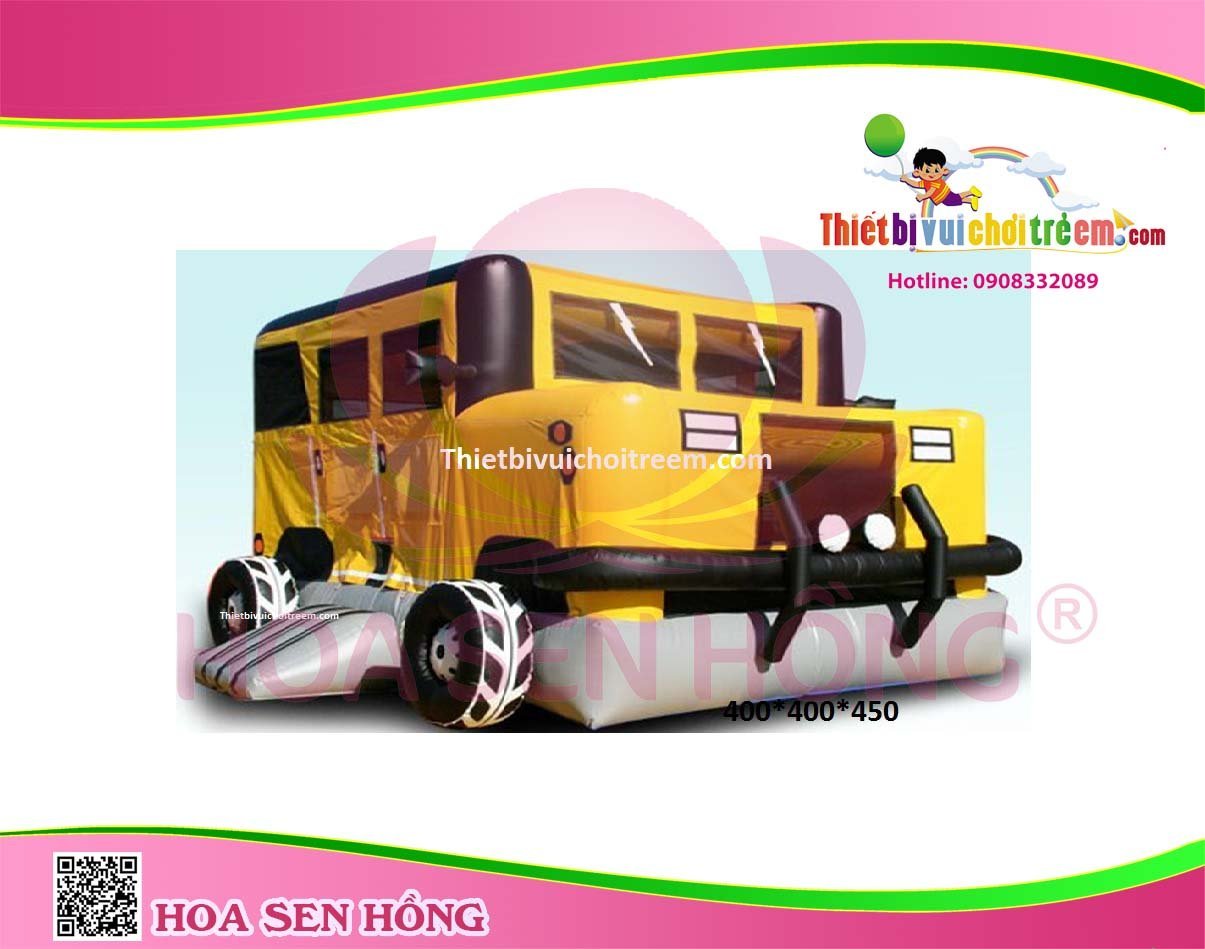 Nhà hơi – nhà phao IB-054-05 cho sự kiện, khu vui chơi, resort – Hoa Sen Hồng