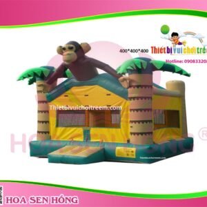 Nhà hơi – nhà phao IB-054-06 cho sự kiện, khu vui chơi, resort – Hoa Sen Hồng