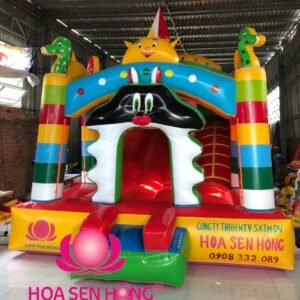 Nhà hơi – nhà phao IB-054-106 cho sự kiện, khu vui chơi, resort – Hoa Sen Hồng
