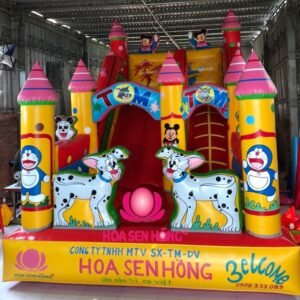 Nhà hơi – nhà phao IB-054-108 cho sự kiện, khu vui chơi, resort – Hoa Sen Hồng
